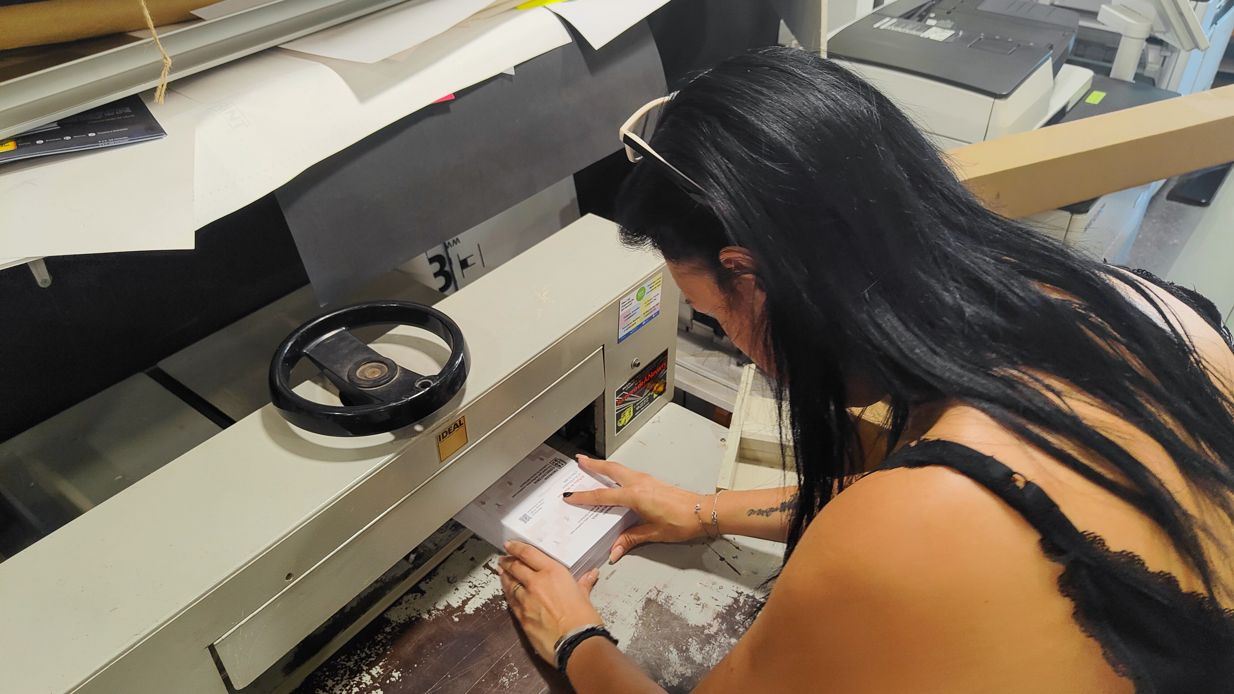 Entrega de un trabajo terminado en Copy Art, Sant Boi de Llobregat